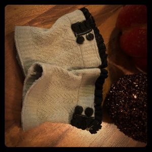 Ruffled short boot socks